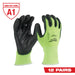 CUT 1 HI VIS GLOVE 12PK - L