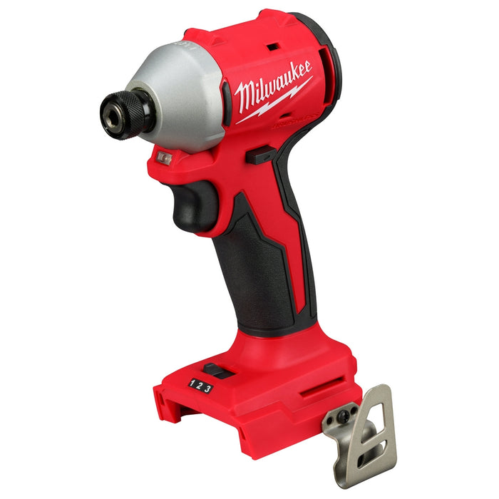 MILWAUKEE M18™ Atornillador de impacto compacto hexagonal de 3 velocidades de 1/4" (solo herramienta)