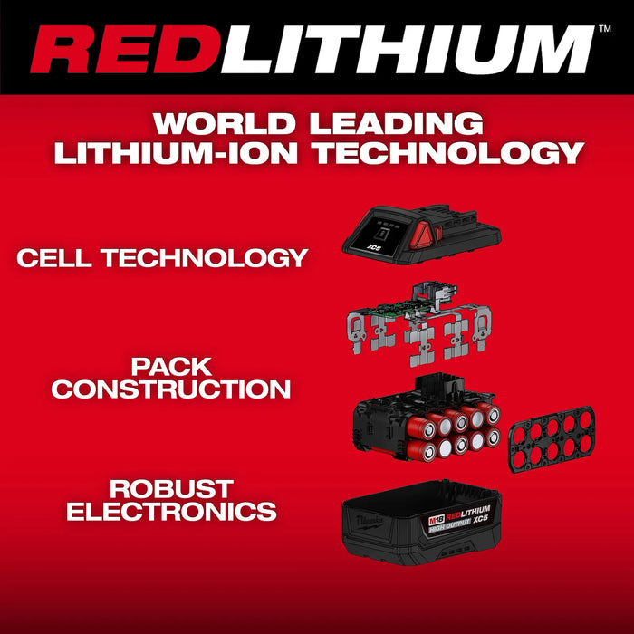 Milwaukee M18™ REDLITHIUM™ HIGH OUTPUT™ XC5™ Battery Pack