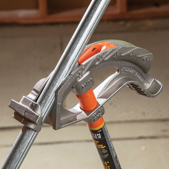 KLEIN TOOLS Dobladora de conductos de aluminio EMT de 1/2" Conjunto completo con fijador de ángulos