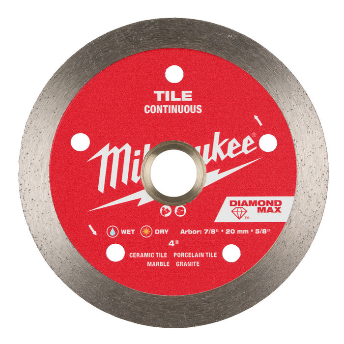 MILWAUKEE DIAMOND MAX™ Continuous Tile Blades