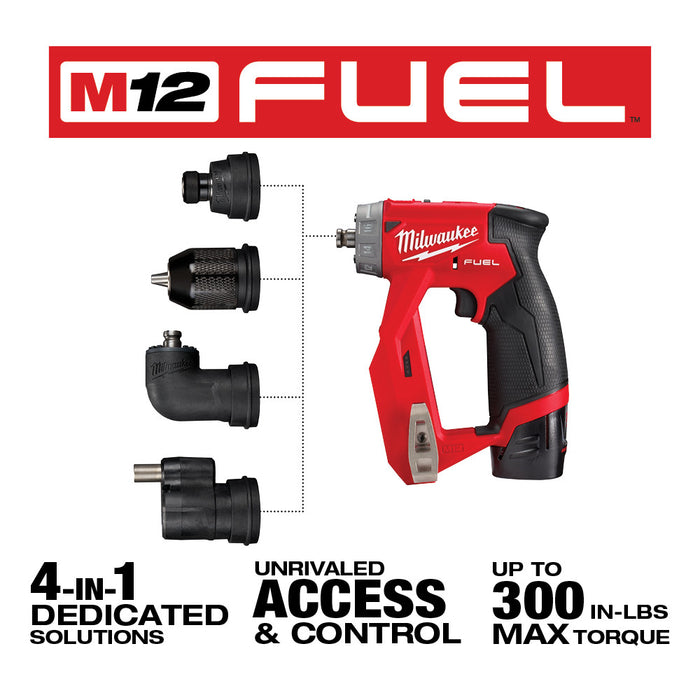 Milwaukee M12 FUEL Installation Drill/Driver Kit M12 2505-22