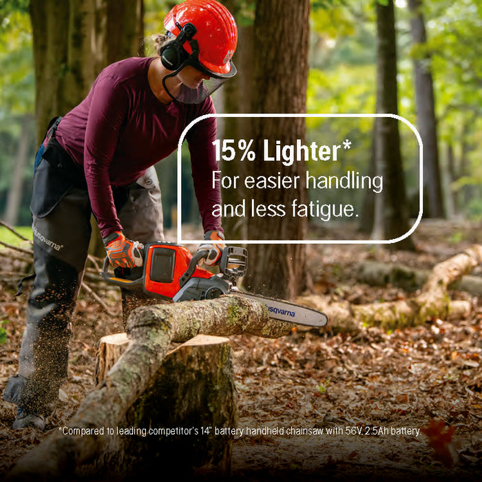 Husqvarna Power Axe 225i 14 inch 40V Battery Powered Cordless Chainsaw, Battery and Charger Not Included 970547501