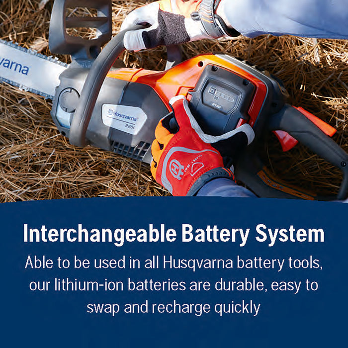 Husqvarna Power Axe 225i 14 inch 40V Battery Powered Cordless Chainsaw, Battery and Charger Not Included 970547501