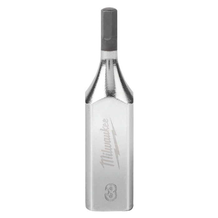 MILWAUKEE Dados con punta hexagonal con accionamiento de 1/4" - Métricos