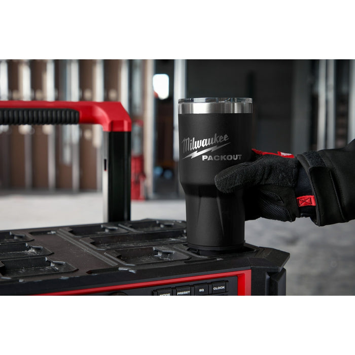 MILWAUKEE PACKOUT Black 30oz Tumbler Q4