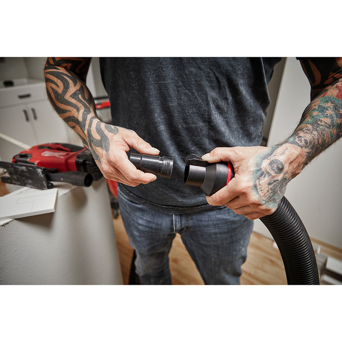 Kit de adaptador de extracción de polvo de 2-1/2" MILWAUKEE