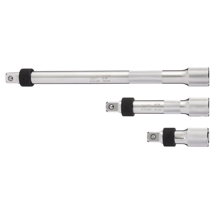 Milwaukee Tools 3pc 1/2in Dr Locking Extnsn Set 48-22-9362