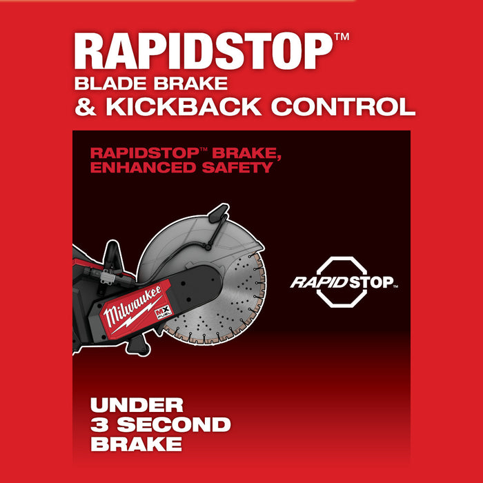 MILWAUKEE MX FUEL™ 14" Cut-Off Saw w/ RAPIDSTOP™ Brake Kit