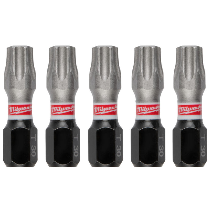 Milwaukee Tools 1" T30 Impact Driver Bit 5 Pack 48-32-4637