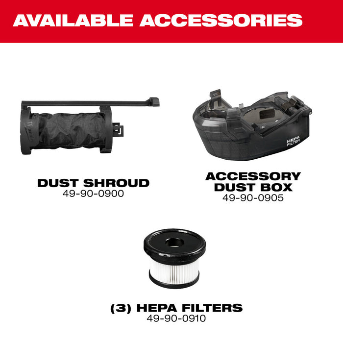 MILWAUKEE M18 FUEL Overhead Rotary Hammer w/ Integrated Dust Extraction Kit