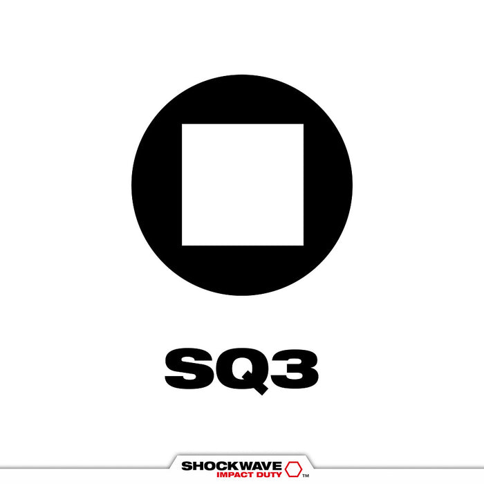 Milwaukee Tools SQ3 2” Power Bit 2PK 48-32-4910