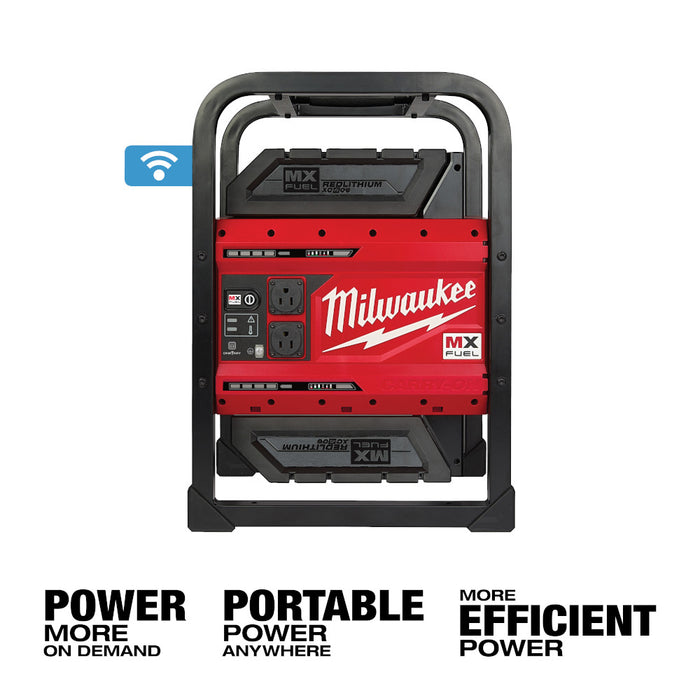 MILWAUKEE MX FUEL™ CARRY-ON™ 3600W/1800W Power Supply Kit
