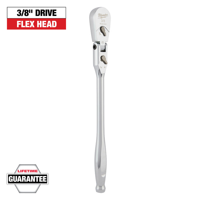 MILWAUKEE 3/8" Drive 12" Flex Head Ratchet