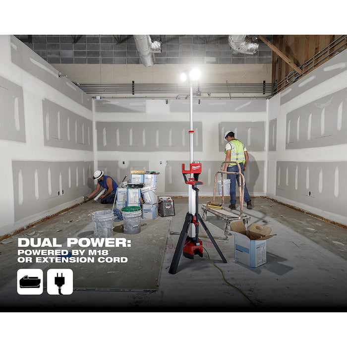 Luz/cargador de torre MILWAUKEE M18™ ROCKET™ (solo luz)