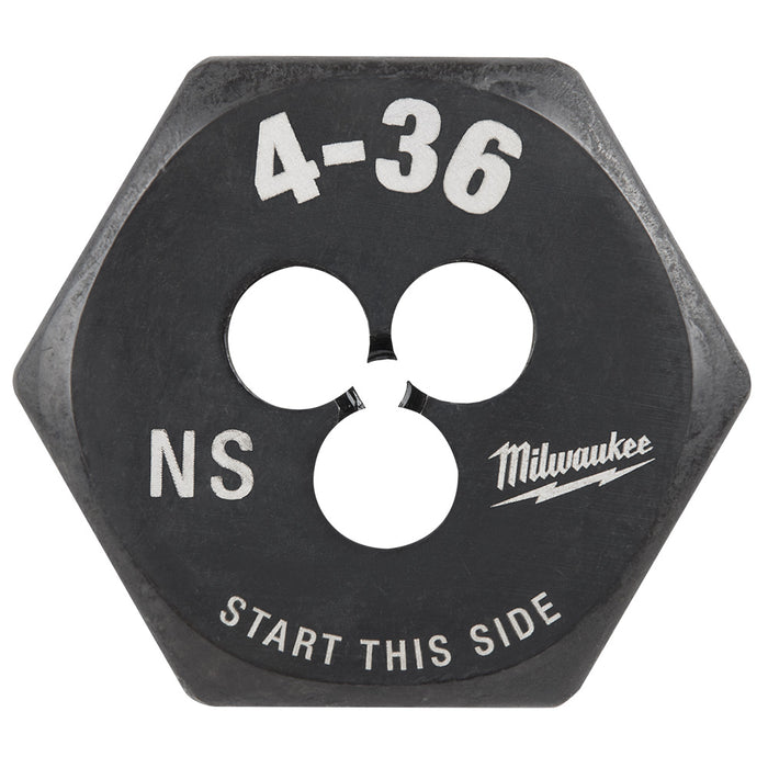 Troquel de roscado hexagonal MILWAUKEE SAE de 1"