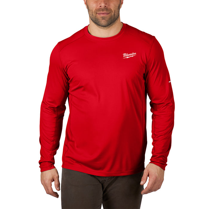 Workskin Light LS Shirt - Red Xl