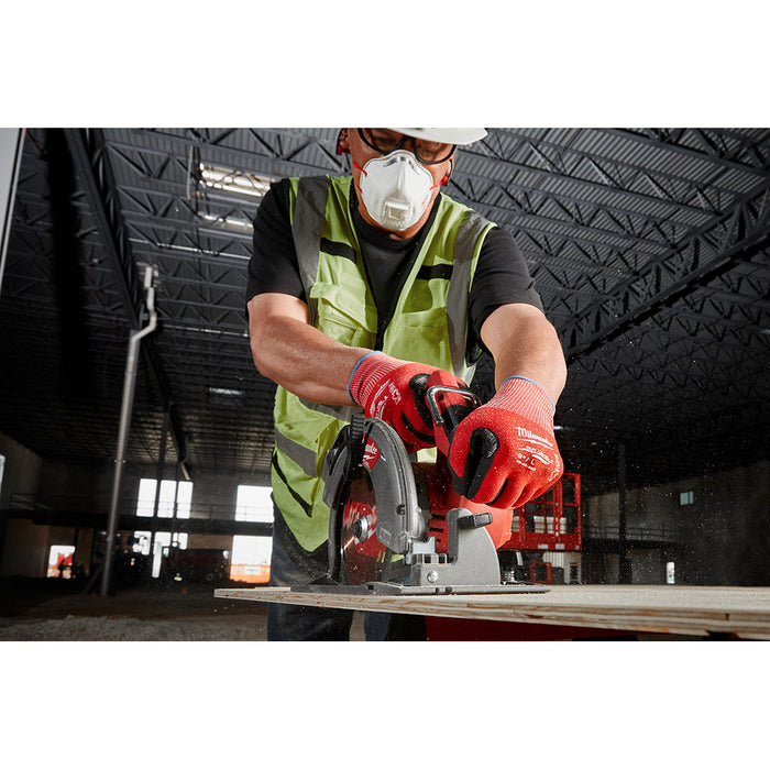 Guantes bañados en nitrilo de nivel 2 de corte MILWAUKEE