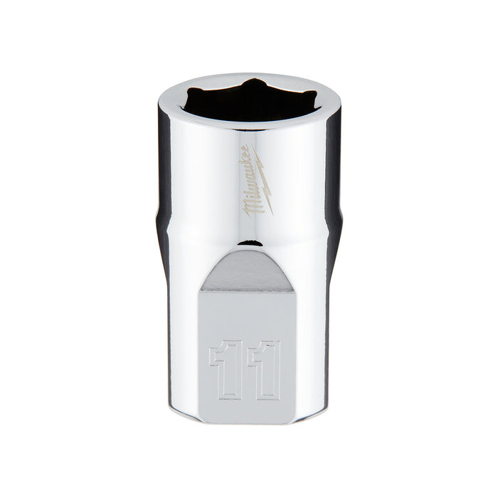 Dado métrico de 6 puntas y 11 mm con accionamiento de 3/8"