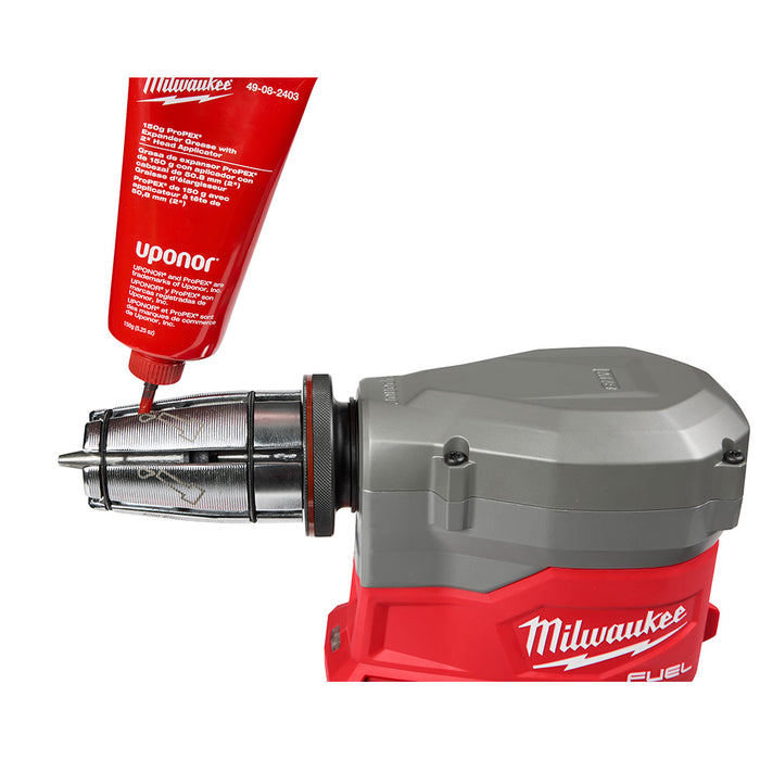 MILWAUKEE M18 FUEL™ Kit expansor ProPEX® de 2" con ONE-KEY™ con kit de cabezales expansores de 1 1/4"-2"