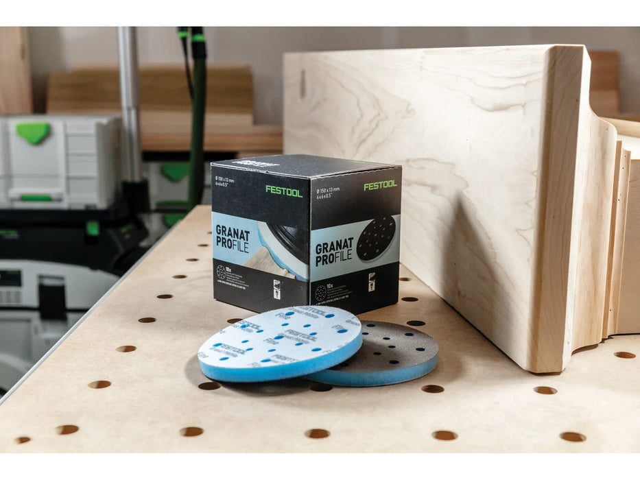 FESTOOL Grit Abrasives Granat PROfile D150 S GR PRO/10