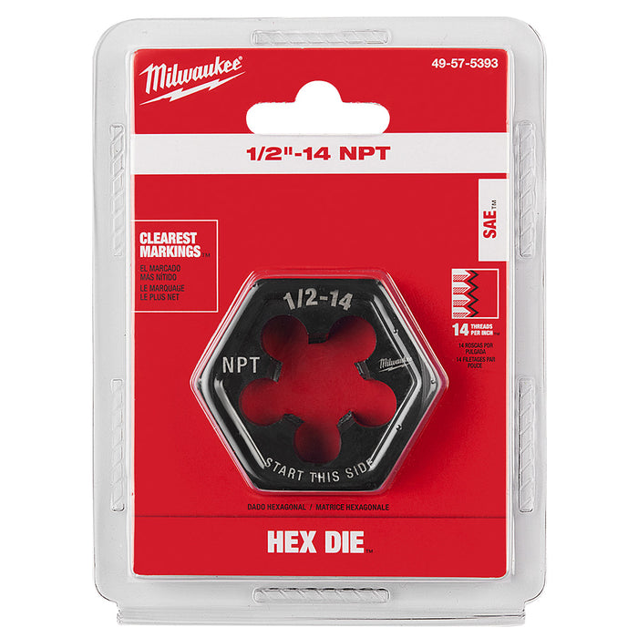 Troquel de roscado hexagonal de 2-1/6" MILWAUKEE