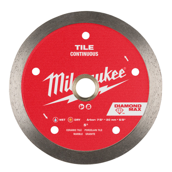 MILWAUKEE DIAMOND MAX™ Continuous Tile Blades