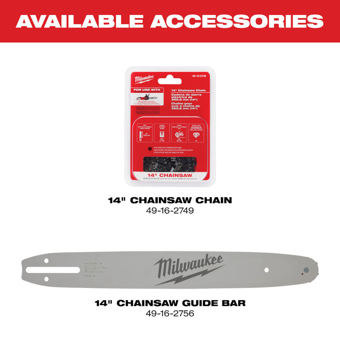 MILWAUKEE M18 FUEL™ 14" Chainsaw (Tool Only)