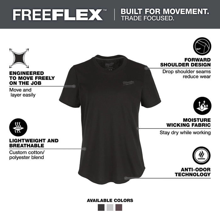 MILWAUKEE Women's FREEFLEX™ Short Sleeve Hybrid Tee