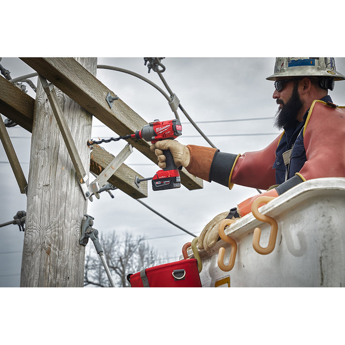 MILWAUKEE M18 FUEL™ 7/16" Hex Utility HTIW w/ ONE-KEY™ (Tool Only)+ FREE 5.0 Battery