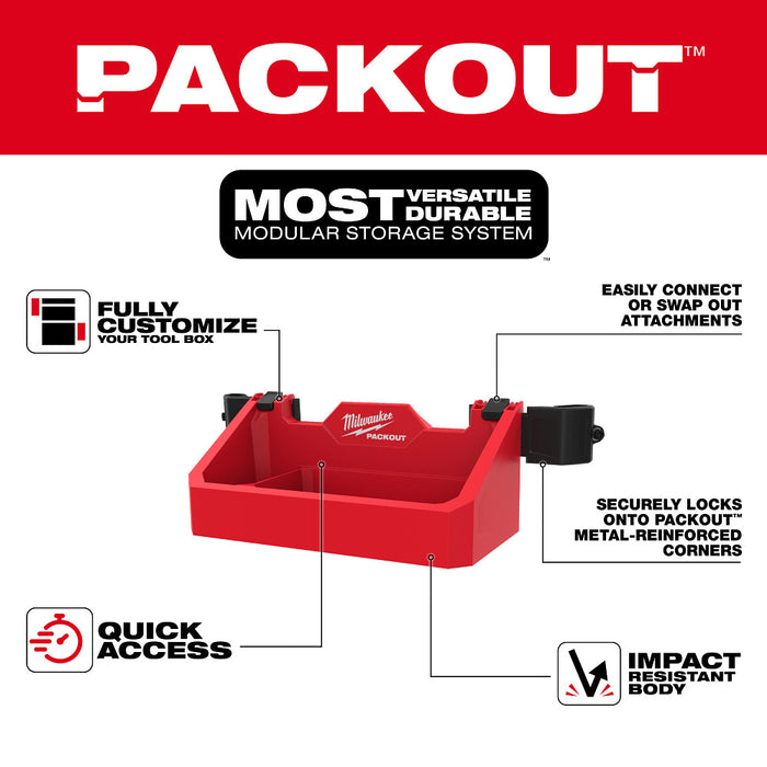 MILWAUKEE PACKOUT™ Tool Box Tray Attachment