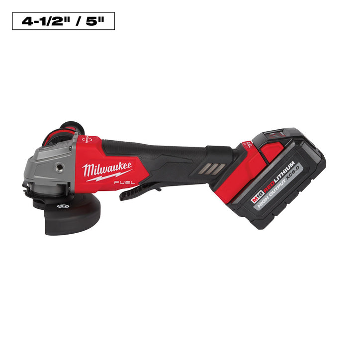 MILWAUKEE M18 FUEL 4-1/2" / 5" Braking Grinder w/ Paddle No Lock Switch Kit