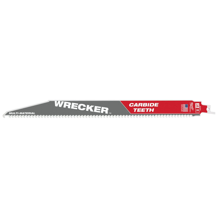 MILWAUKEE 6 TPI WRECKER™ Multi-Material SAWZALL® Blade w/ Carbide Teeth (5 PACK)