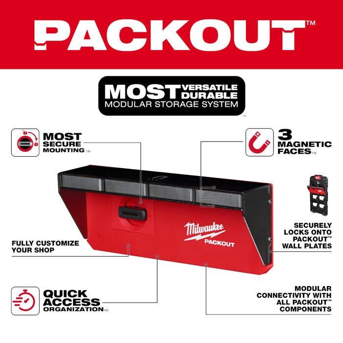 MILWAUKEE PACKOUT™ Magnetic Rack