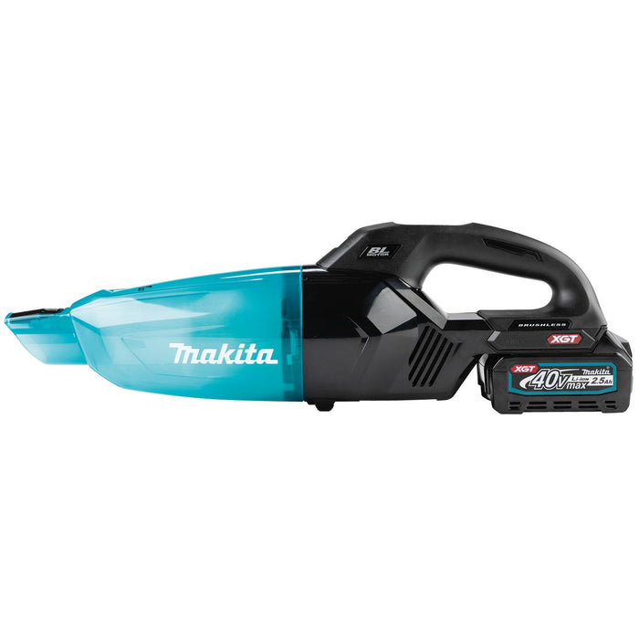Makita GLC01SD1 40V max XGT® Brushless Cordless 4-Speed HEPA Filter Compact Stick Vacuum Kit (2.5Ah)