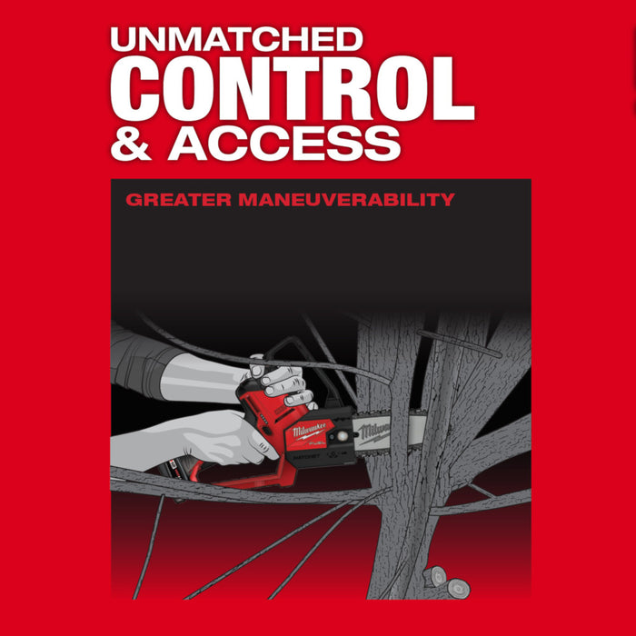 Sierra de podar MILWAUKEE M12 FUEL™ HATCHET™ de 6" (solo herramienta)