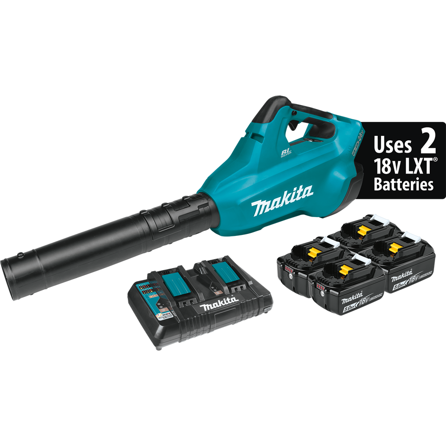 MAKITA 36V (18V X2) LXT® Brushless Blower Kit w/ 4 Batteries