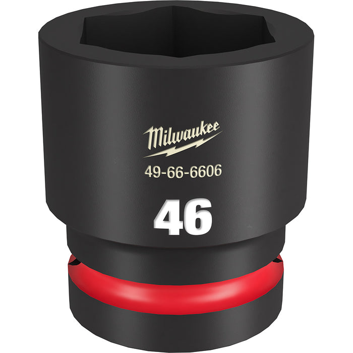 MILWAUKEE SHOCKWAVE Impact Duty 1" Drive 46MM Dado estándar de 6 puntos
