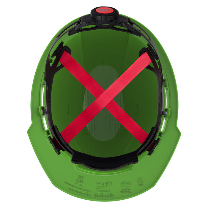 MILWAUKEE BOLT™ Front Brim Hard Hat w/ 4PT Ratcheting Suspension (USA) - Type 1