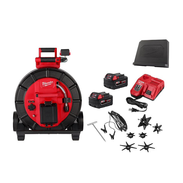 MILWAUKEE M18™ 200’ Mid-Stiff Modular Pipeline Inspection System Kit