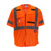 CL3 ORANGE SOLID VEST - 4XL/5XL