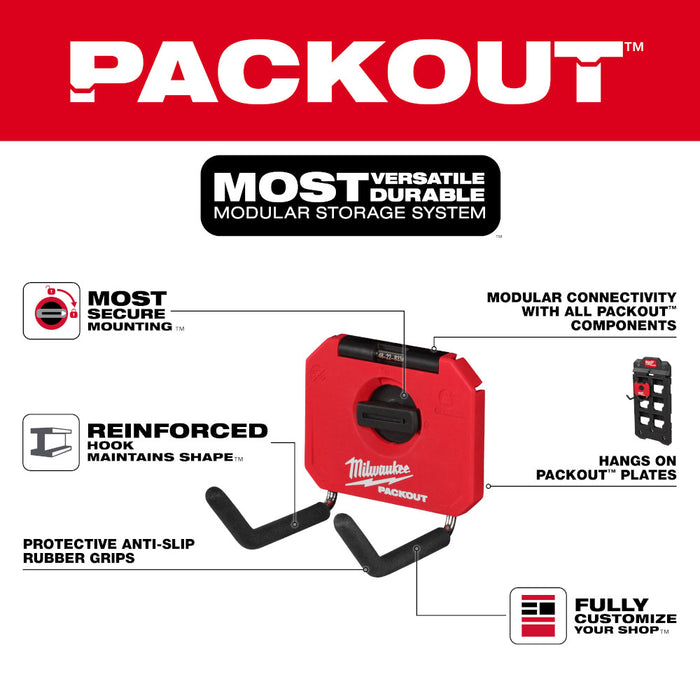 MILWAUKEE PACKOUT™ 4” Straight Hook