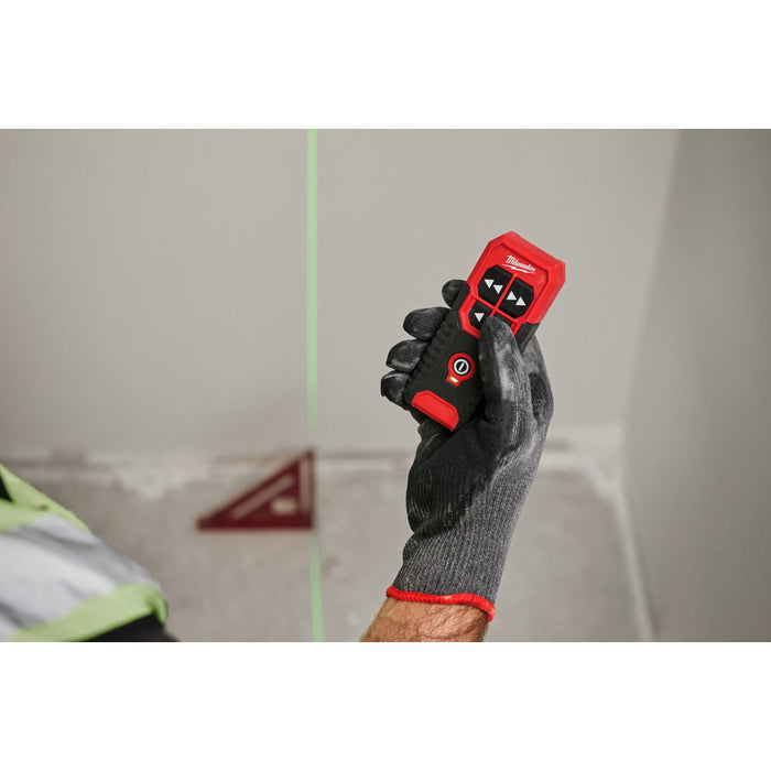 Base de alineación láser inalámbrica MILWAUKEE con control remoto