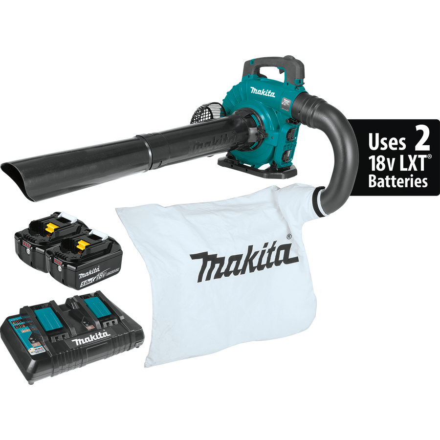 MAKITA 36V (18V X2) LXT® Blower Kit w/ Vacuum Attachment