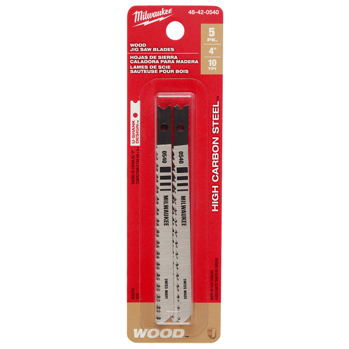 Milwaukee Tools 3-5/8", 10TPI, Jig Saw Blades 48-42-0540