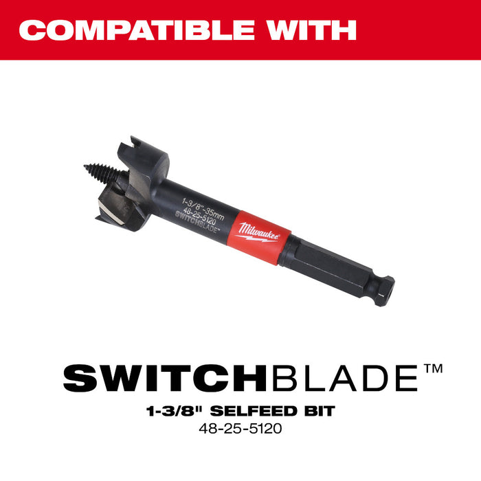 Cuchillas de repuesto SWITCHBLADE de 1-3/8" MILWAUKEE, 3 unidades