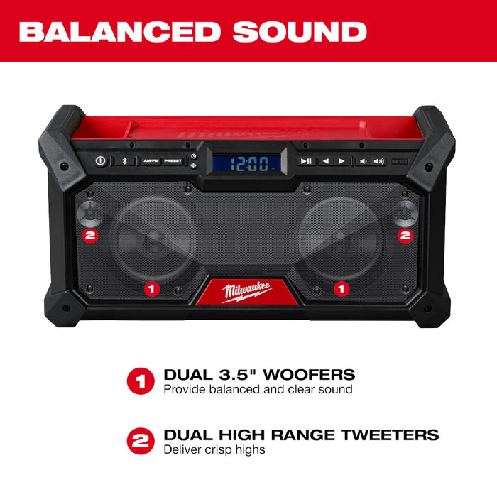 Radio para el lugar de trabajo MILWAUKEE M18™ Bluetooth® (solo herramienta)