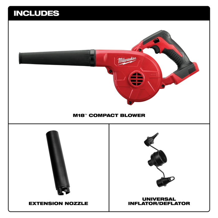 MILWAUKEE M18™ Compact Blower (Tool Only)