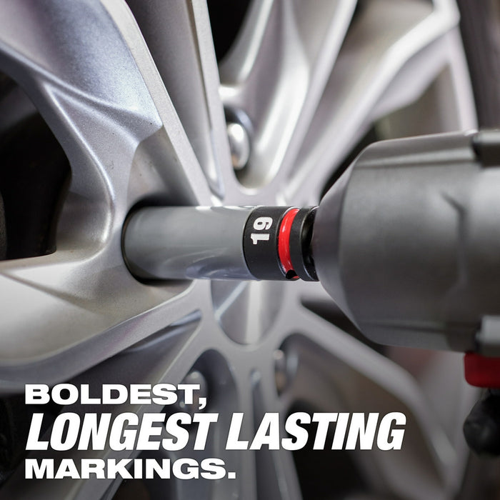 MILWAUKEE SHOCKWAVE IMPACT DUTY 1/2 Drive 17MM Metric Lug Nut Wheel Socket