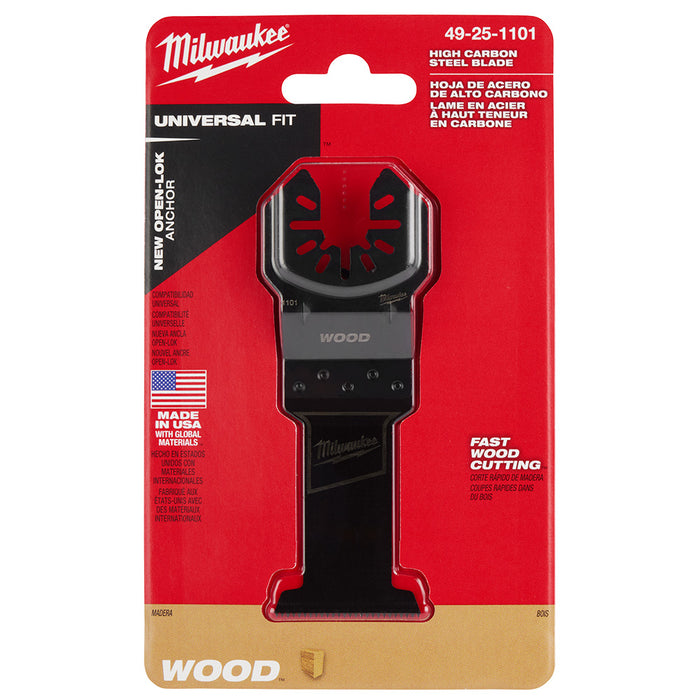 MILWAUKEE 1-3/8" Universal Fit OPEN-LOK™ High Carbon Steel Wood Blades